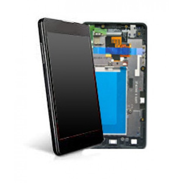 Дисплей с тъч скрийн LG E975 Optimus G с Рамка Черен