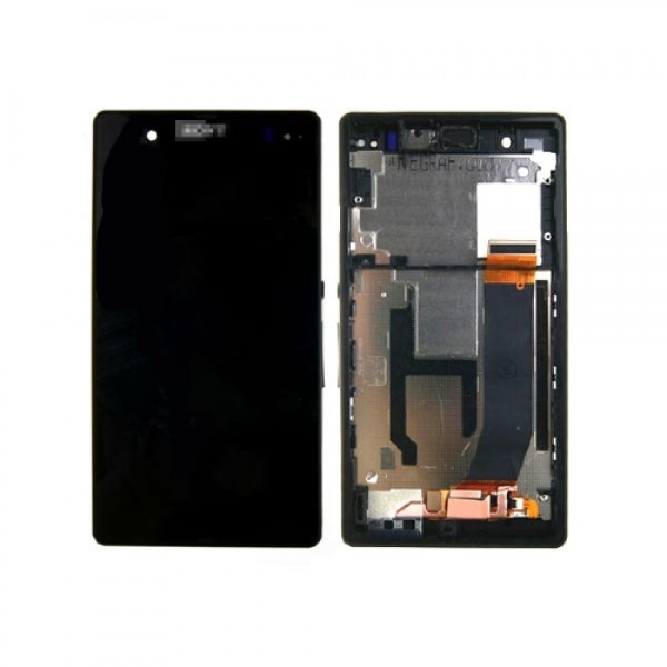 Дисплей с тъч скрийн Sony Xperia Z2 D6502 с рамка Черен Оригинален